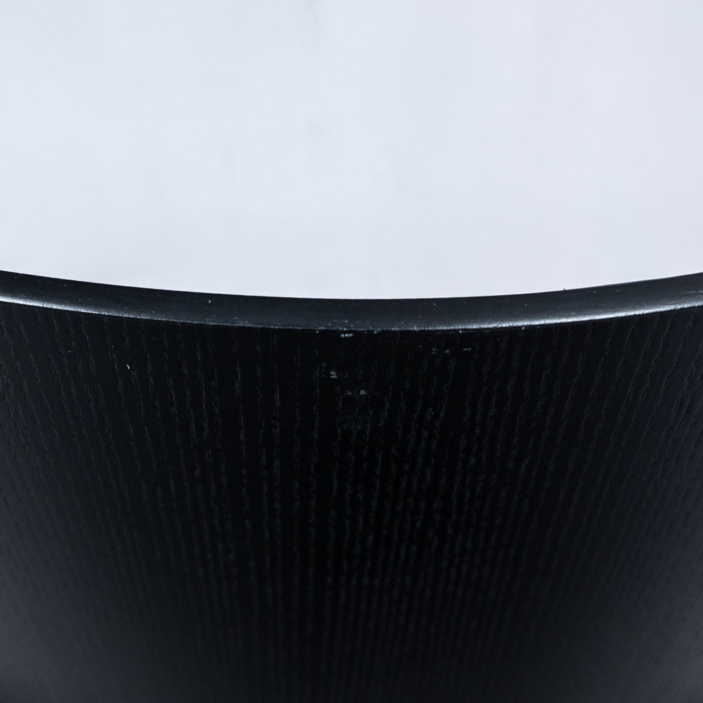 FRITZ HANSEN / SERIES 7 BLACK LEATHER