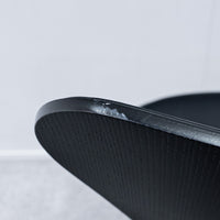 FRITZ HANSEN / SERIES 7 BLACK LEATHER