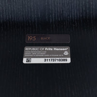 FRITZ HANSEN / SERIES 7 BLACK LEATHER