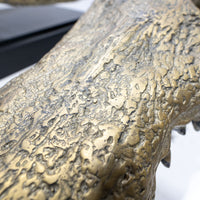 Ateliers C&S Davoy / GOLD CROCODILE HEAD ON