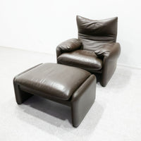 Cassina / 675 MARALUNGA 1P BROWN , OTTOMAN