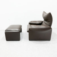 Cassina / 675 MARALUNGA 1P BROWN , OTTOMAN