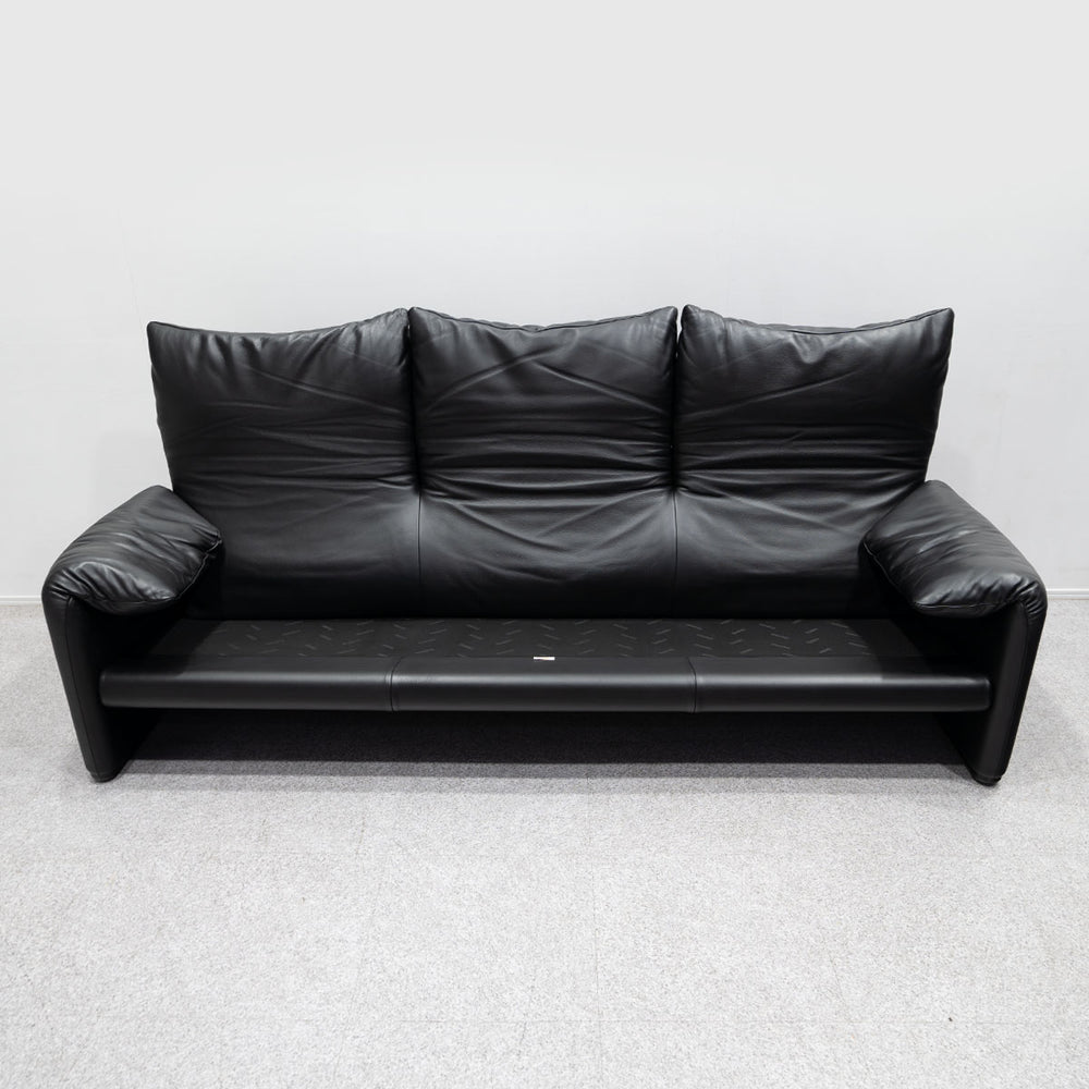 Cassina / 675 MARALUNGA 3P BLACK , OTTOMAN