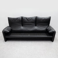 Cassina / 675 MARALUNGA 3P BLACK , OTTOMAN