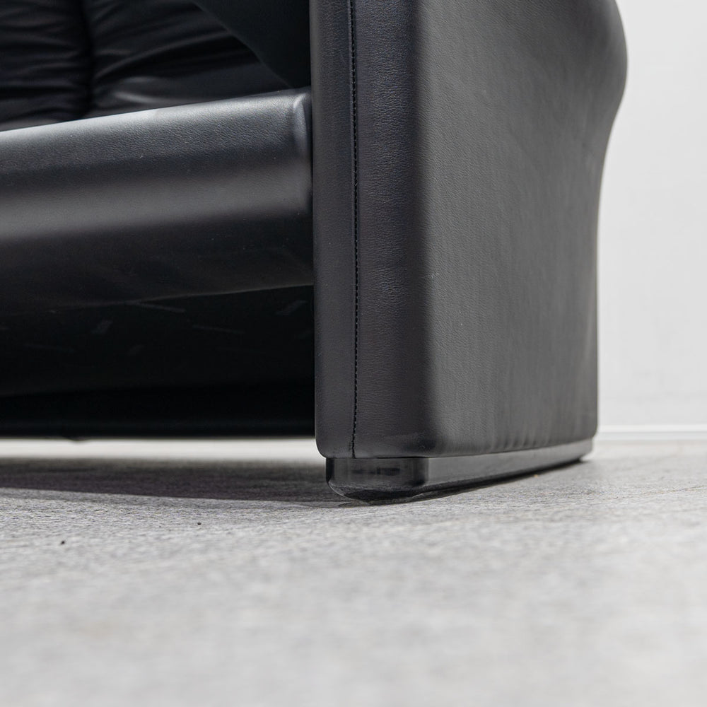 Cassina / 675 MARALUNGA 3P BLACK , OTTOMAN