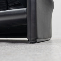 Cassina / 675 MARALUNGA 3P BLACK , OTTOMAN