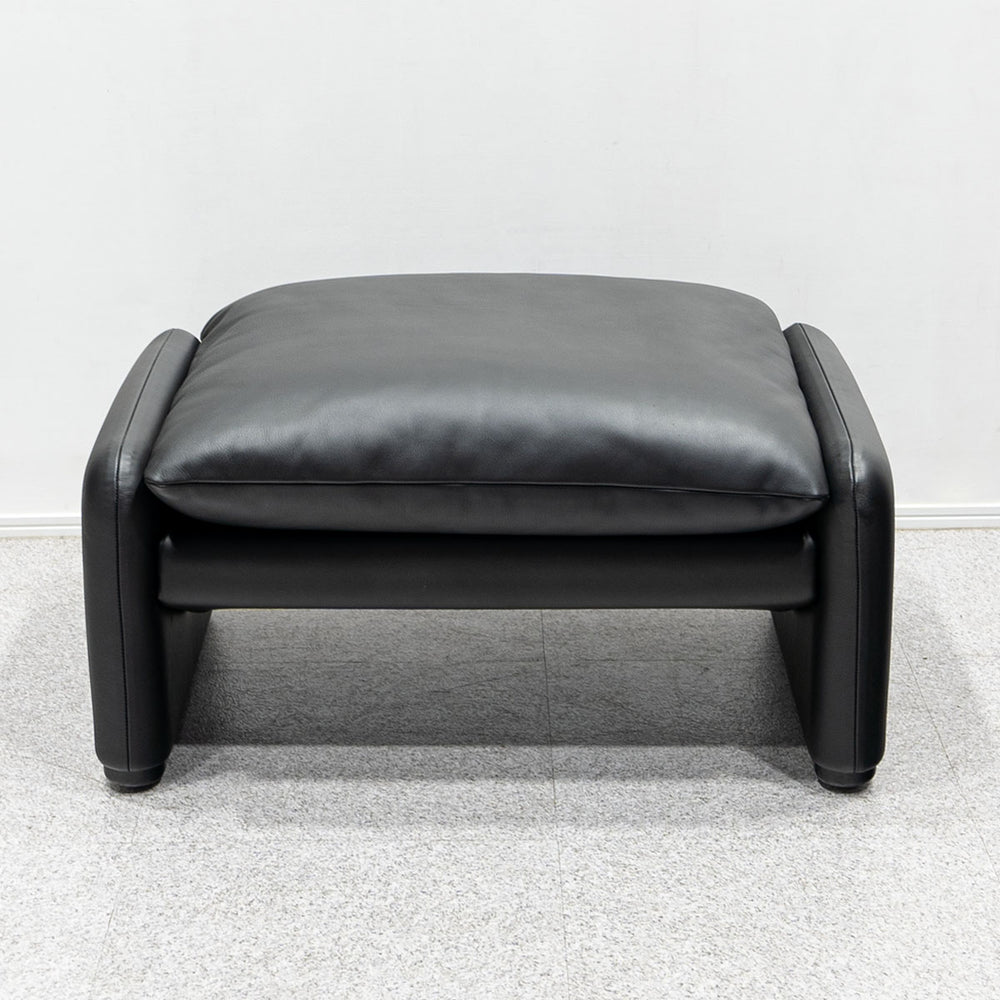 Cassina / 675 MARALUNGA 3P BLACK , OTTOMAN