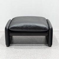 Cassina / 675 MARALUNGA 3P BLACK , OTTOMAN