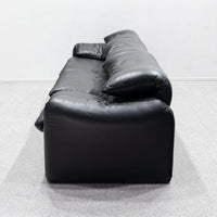 Cassina / 675 MARALUNGA 3P BLACK , OTTOMAN