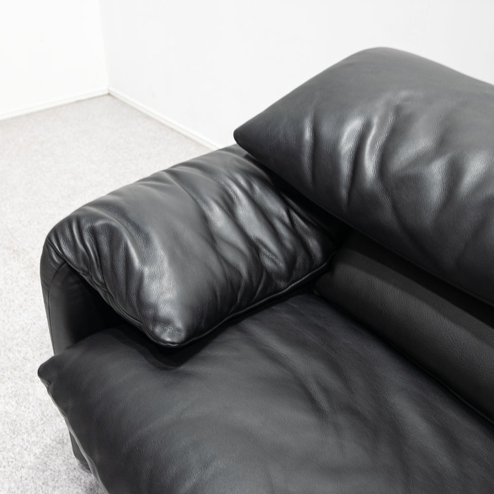Cassina / 675 MARALUNGA 3P BLACK , OTTOMAN