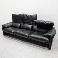 Cassina / 675 MARALUNGA 3P BLACK , OTTOMAN