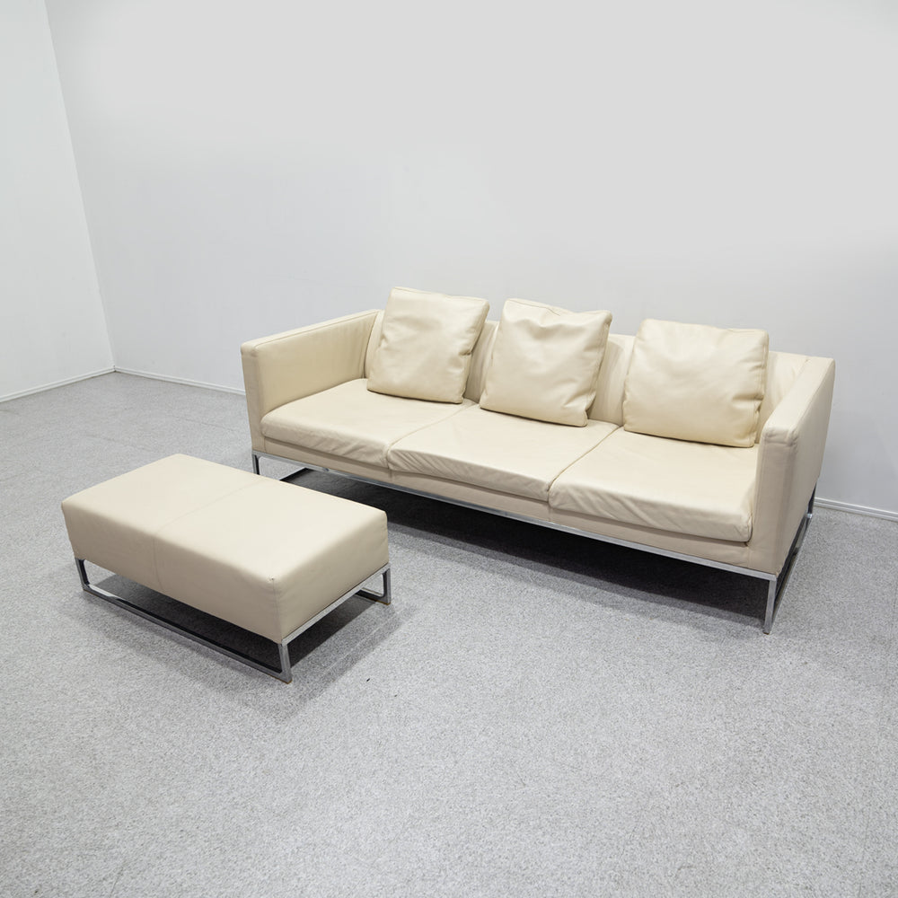 B&B ITALIA MAXALTO / TIGHT 3P Sofa , SOLO Ottoman