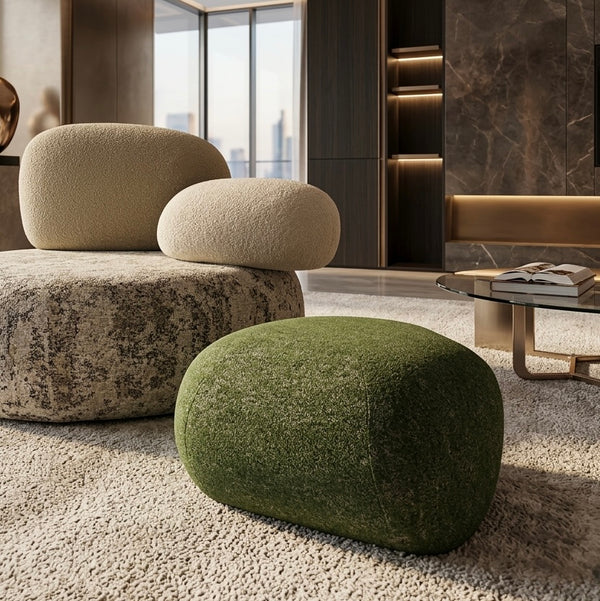 MOROSO モローゾ Pebble Rubble small foot stool  / 定価73万【展示品】