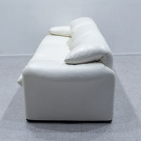 Cassina / 675 MARALUNGA 3P WHITE LEATHER