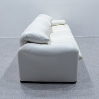 Cassina / 675 MARALUNGA 3P WHITE LEATHER