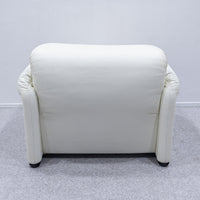 Cassina / 675 MARALUNGA 1P WHITE LEATHER