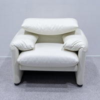Cassina / 675 MARALUNGA 1P WHITE LEATHER