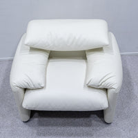 Cassina / 675 MARALUNGA 1P WHITE LEATHER