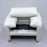 Cassina / 675 MARALUNGA 1P WHITE LEATHER