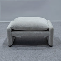 Cassina / 675 MARALUNGA 1P SNOW BEIGE FABRIC , OTTOMAN
