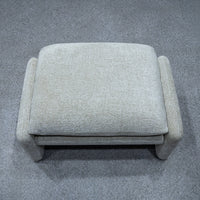 Cassina / 675 MARALUNGA 1P SNOW BEIGE FABRIC , OTTOMAN
