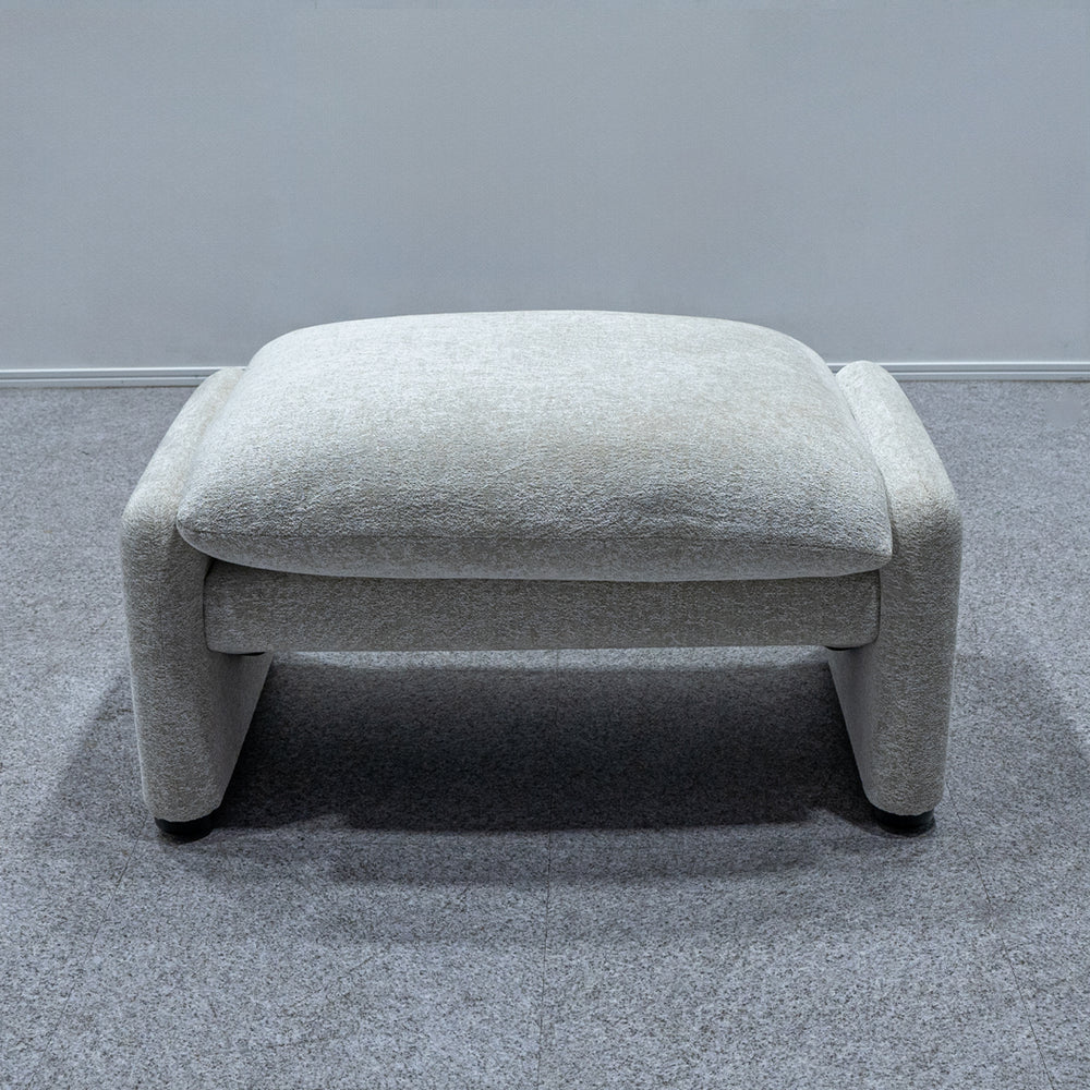 Cassina / 675 MARALUNGA 1P SNOW BEIGE FABRIC , OTTOMAN