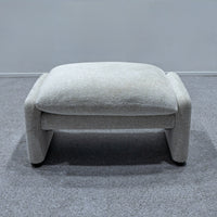 Cassina / 675 MARALUNGA 1P SNOW BEIGE FABRIC , OTTOMAN