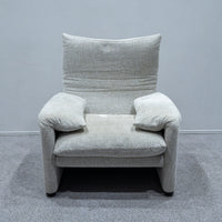 Cassina / 675 MARALUNGA 1P SNOW BEIGE FABRIC , OTTOMAN
