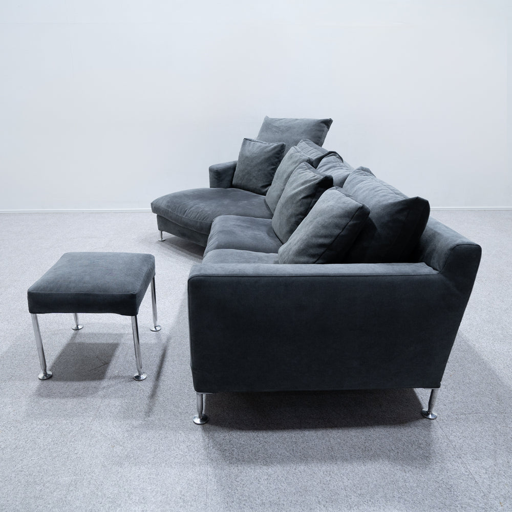 B&B ITALIA / HARRY 3P SOFA , OTTOMAN