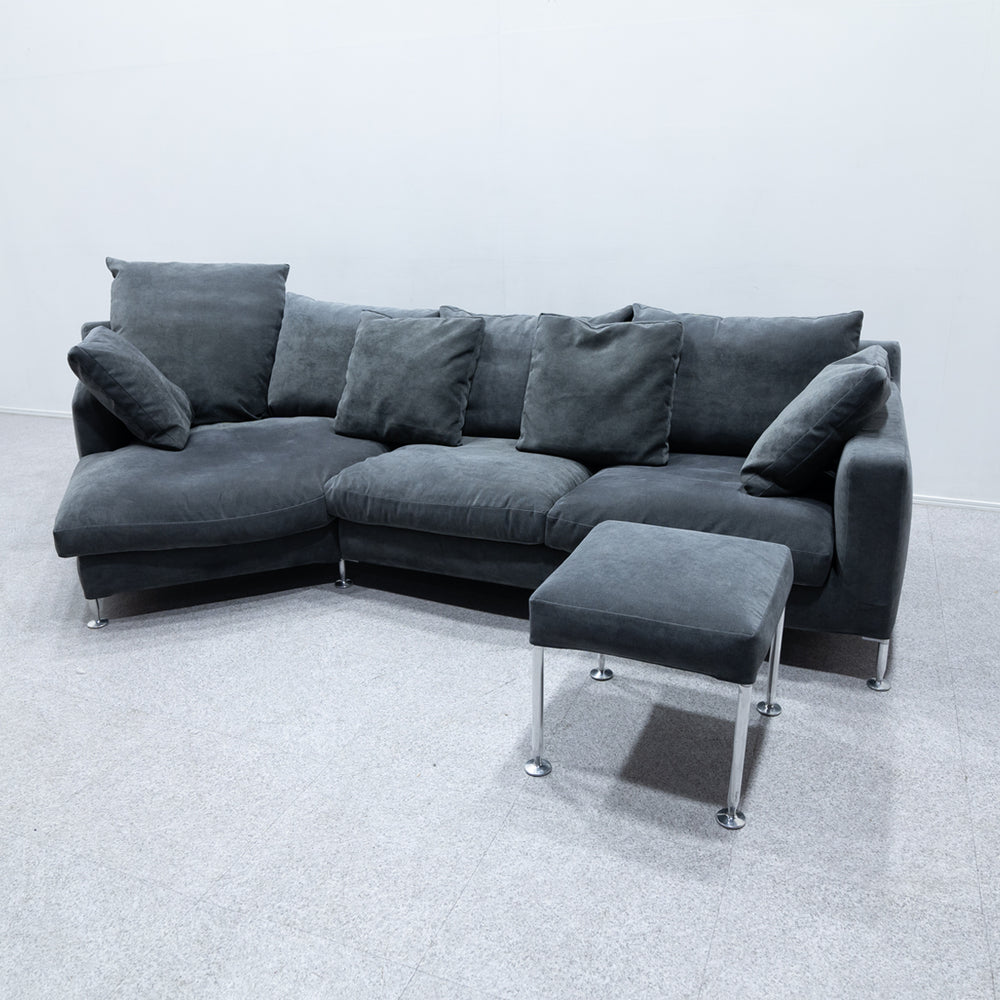 B&B ITALIA / HARRY 3P SOFA , OTTOMAN