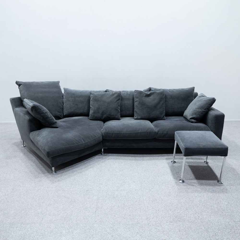 B&B ITALIA / HARRY 3P SOFA , OTTOMAN