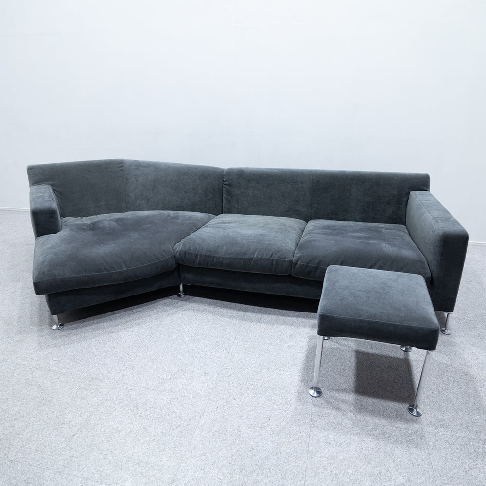 B&B ITALIA / HARRY 3P SOFA , OTTOMAN