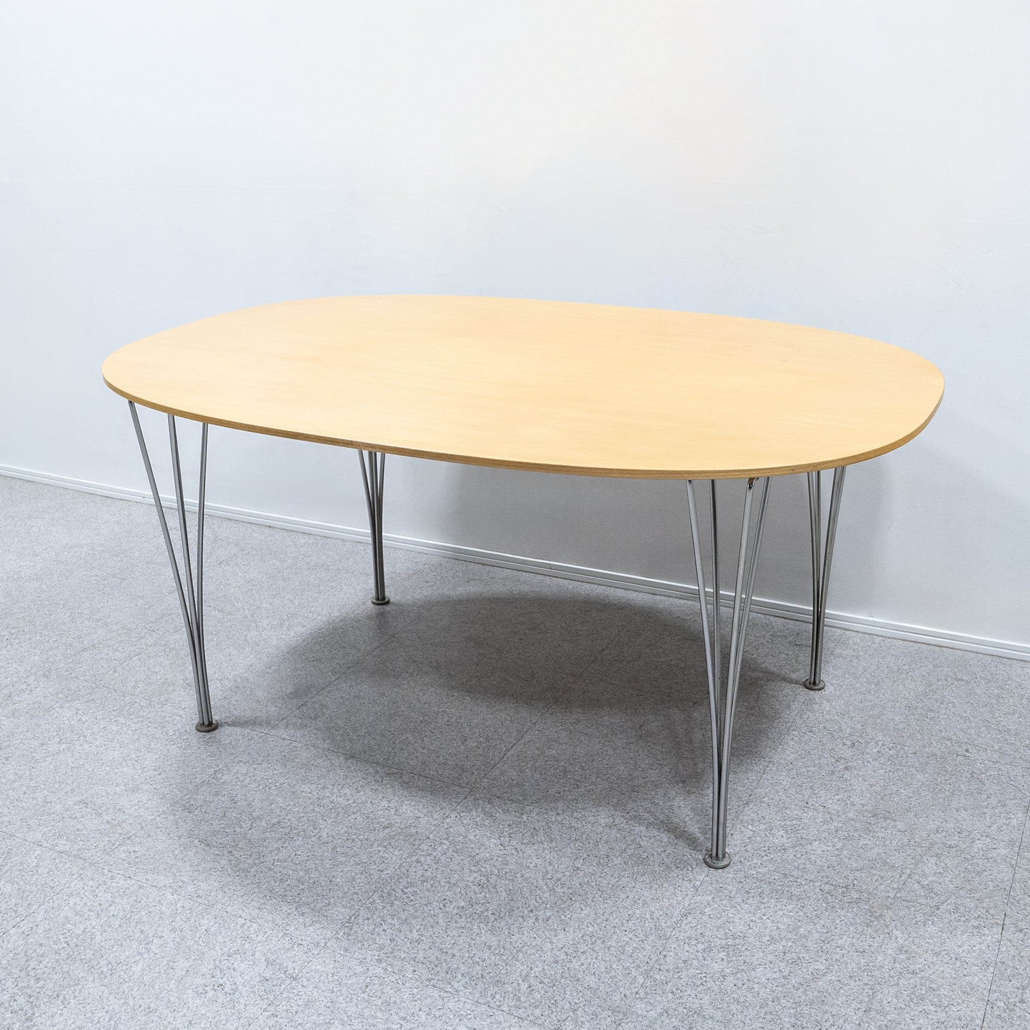 【はろそださん専用】Fritz Hansen スーパー楕円テーブル スーパー楕円テーブル B612 W150×D100cm / ホワイト×ホワイトレッグ