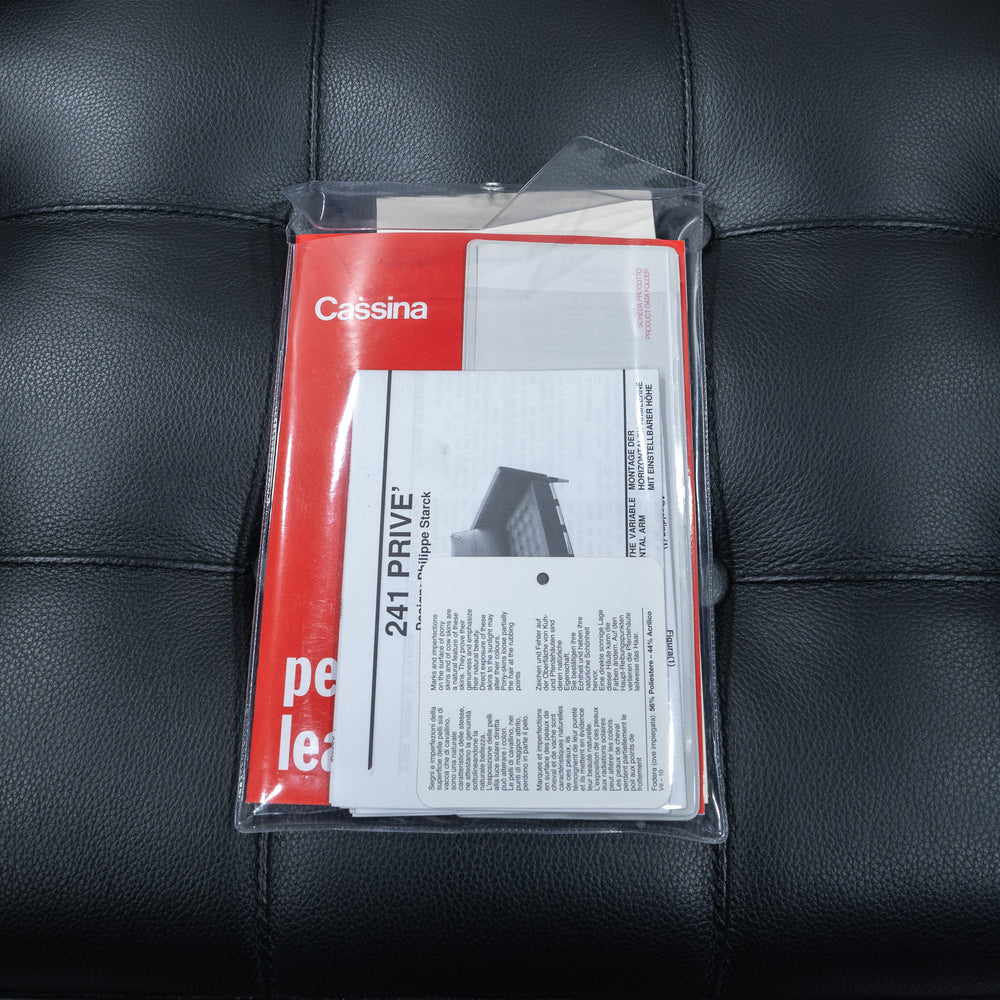 Cassina / 241 PRIVE 1P LONG SHEET BLACK