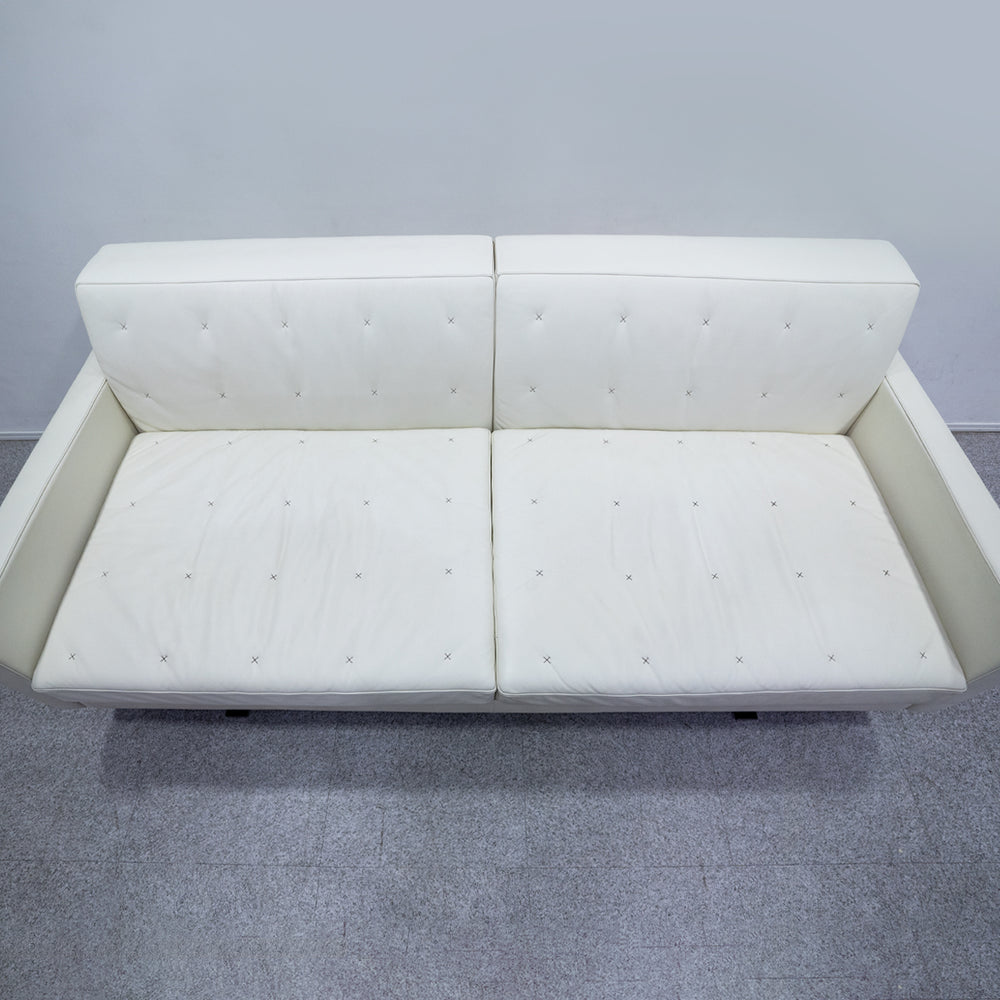 Poltrona Frau / Kennedee Ferrari model 3P sofa  White