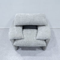 Cassina / 675 MARALUNGA 1P GRAY FABRIC