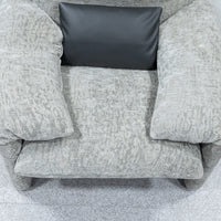 Cassina / 675 MARALUNGA 1P GRAY FABRIC
