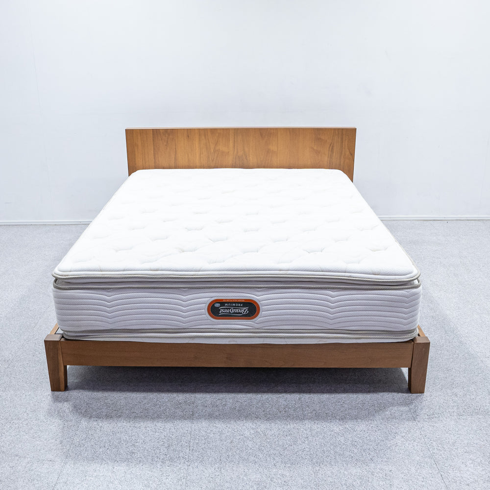 【中古品】SIMMONS / Beautyrest PREMIUM Golden Value Pillow Top /  シモンズ