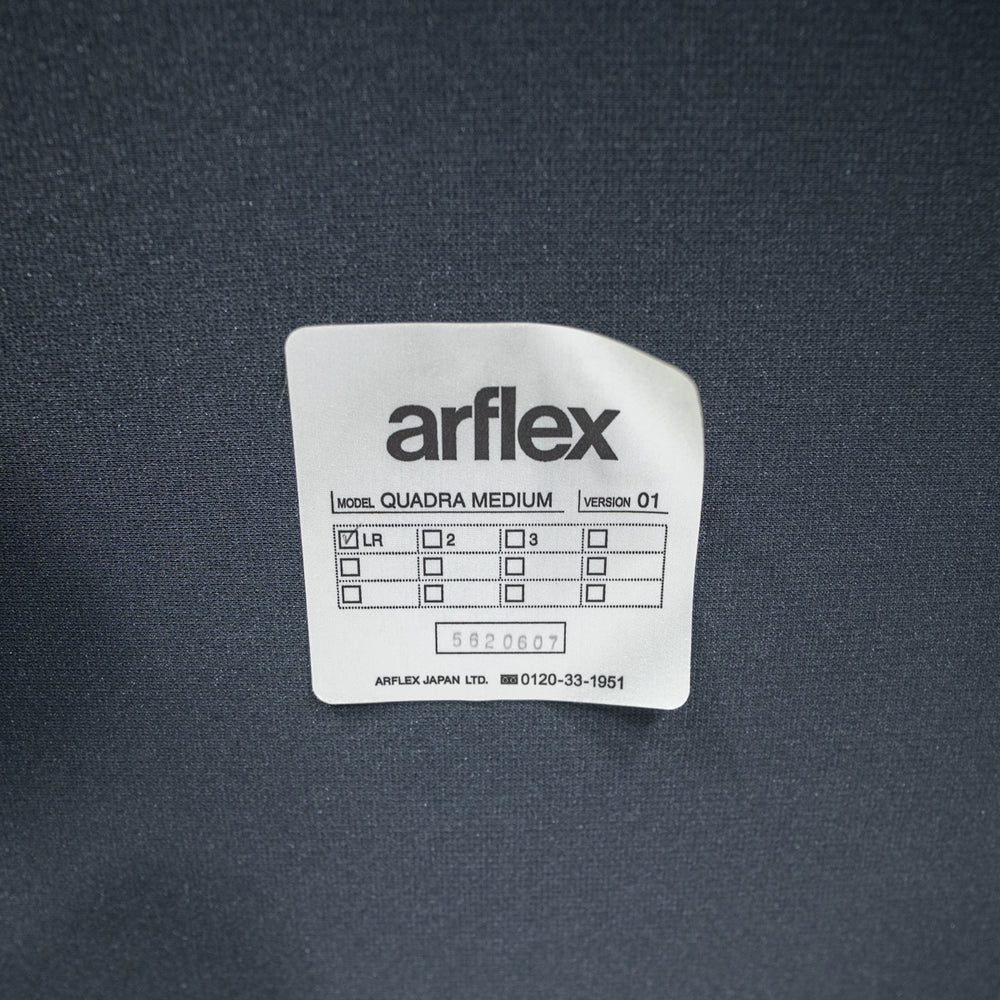 arflex アルフレックス QUADRA クアドラ 1人掛け ソファ レザー ブラック 【1】 【中古品】