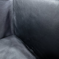 arflex アルフレックス QUADRA クアドラ 1人掛け ソファ レザー ブラック【5】【中古品】