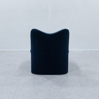 リプロダクト Multipla ムルチプラ ラウンジ チェア ファブリック ネイビー ジェーン・ディロン＆ピーター・ウィーラー 【展示品】