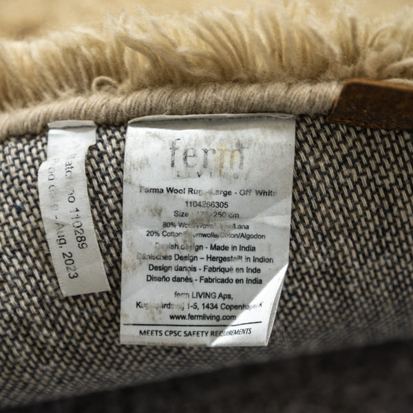 ferm LIVING / Form Wool Rug Large