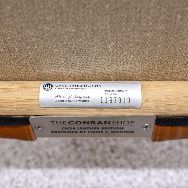 CARL HANSEN&SON / CH24 LEATHER SEAT