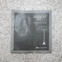 【展示品】GLOSTER / AMBIENT MESH TALL LANTERN / グロスター