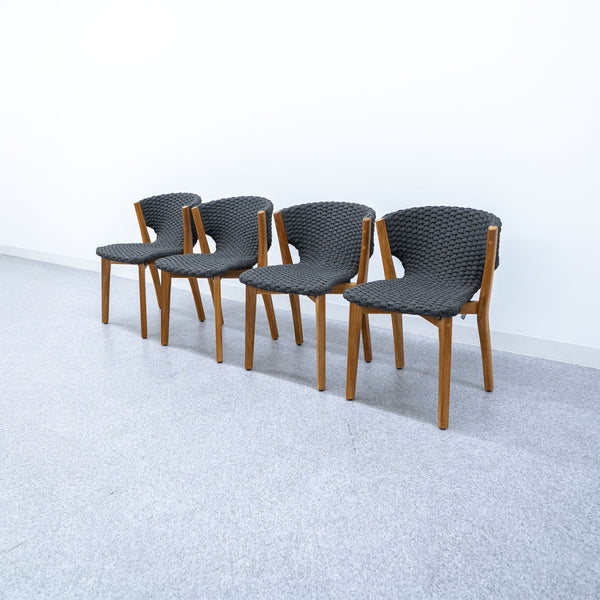 Ethimo / Knit Stackable Dining Chair Lava