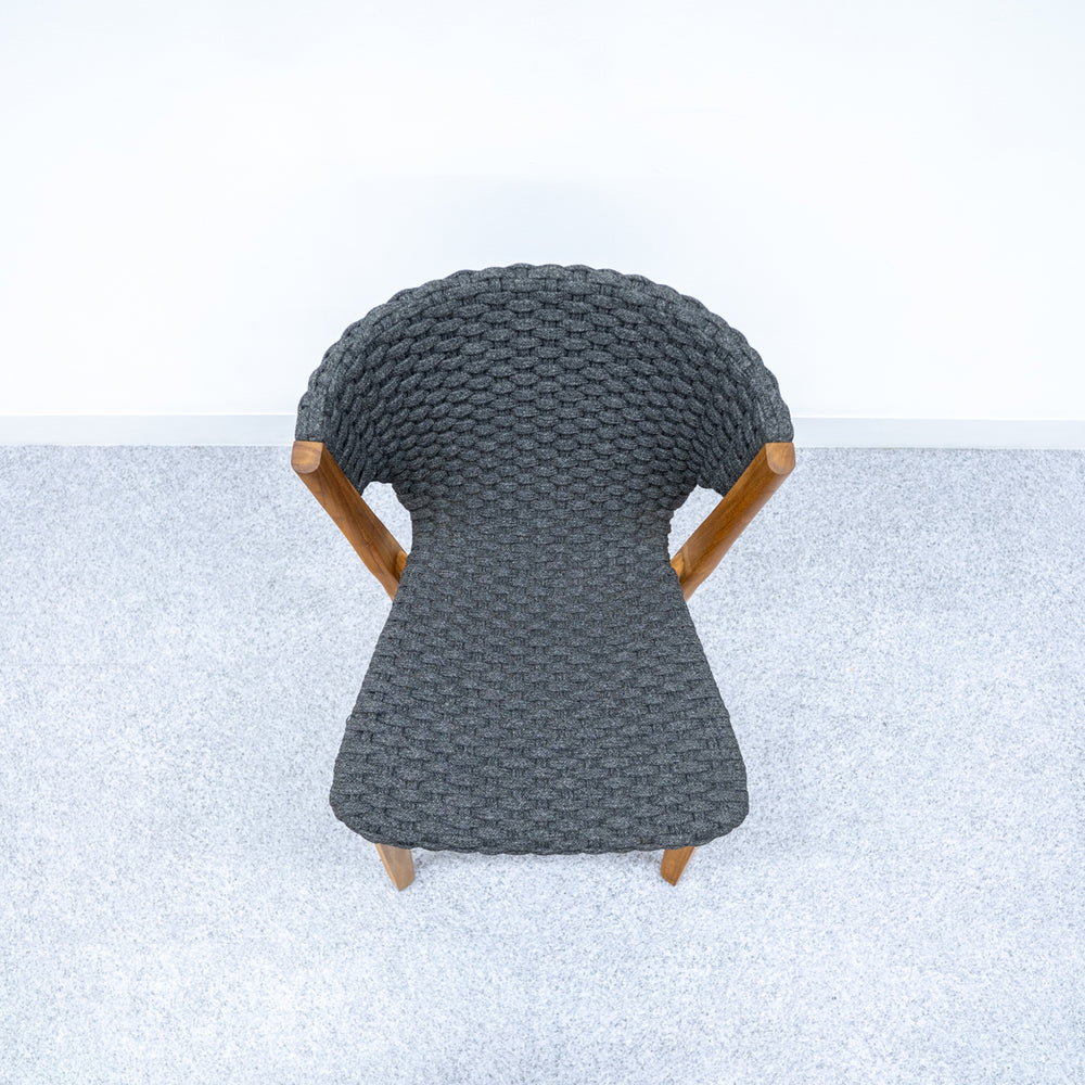 Ethimo / Knit Stackable Dining Chair Lava