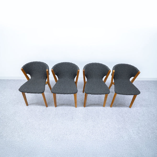 Ethimo / Knit Stackable Dining Chair Lava