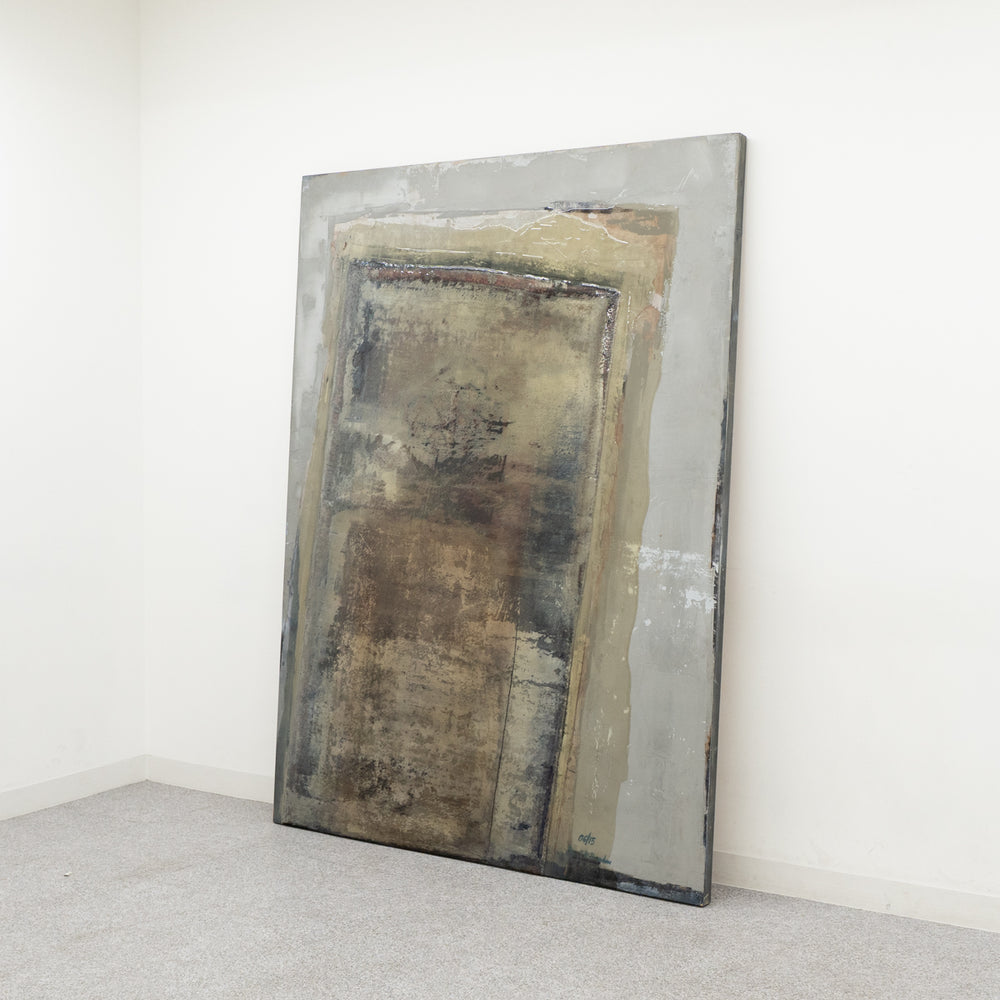 baxter / Marek Boguszak『Abstract Composition / Textured Wall Panel』 / 直筆ハンドサイン入り / バクスター