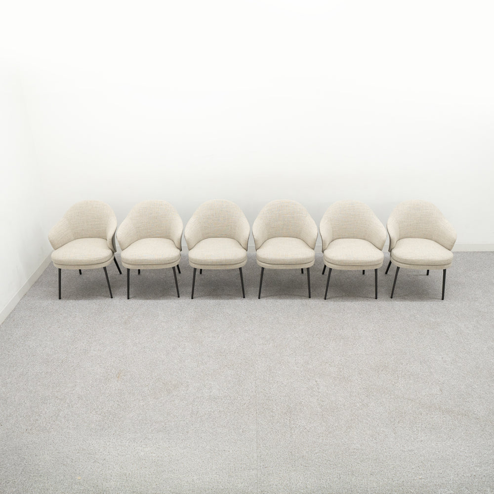 Minotti / WEDGE dining chiar 6脚セット / ミノッティ