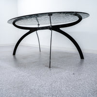 MOROSO / GLASS OVAL TABLE / モローゾ